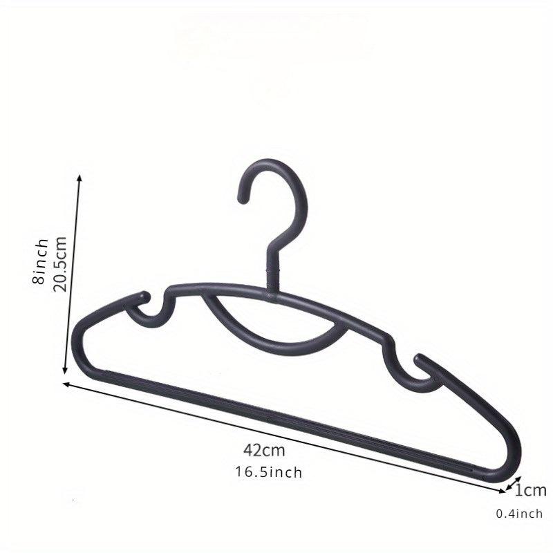 Rotatable Plastic Hanger for Coats & Clothes