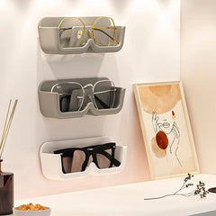 Wall Mounted Glasses Organizer Storage Box For Sunglasses Rack Display Holder
