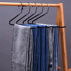 Goose Shaped Metal Pants Rack for Storage, Anti-Slip Clothes Organizer