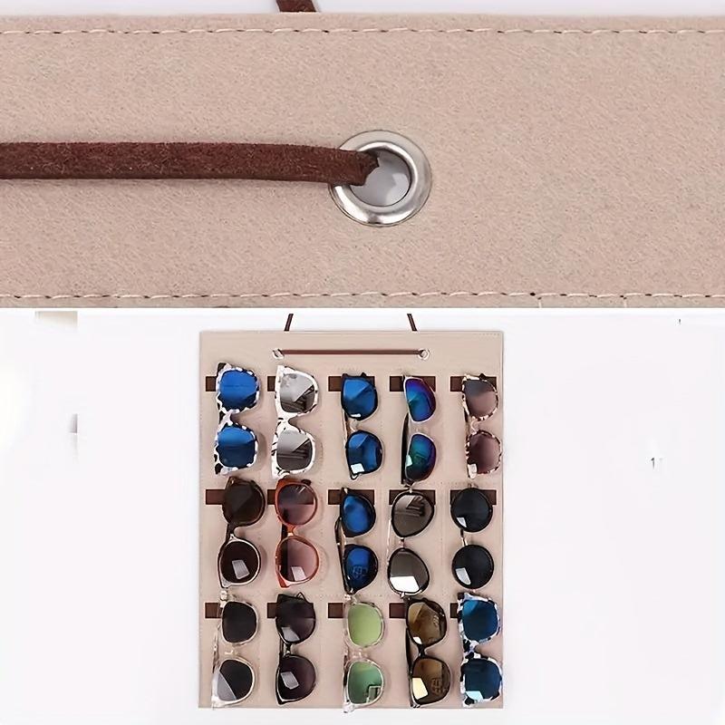 Foldable Sunglasses Storage Bag Wall Mounted Storage Box