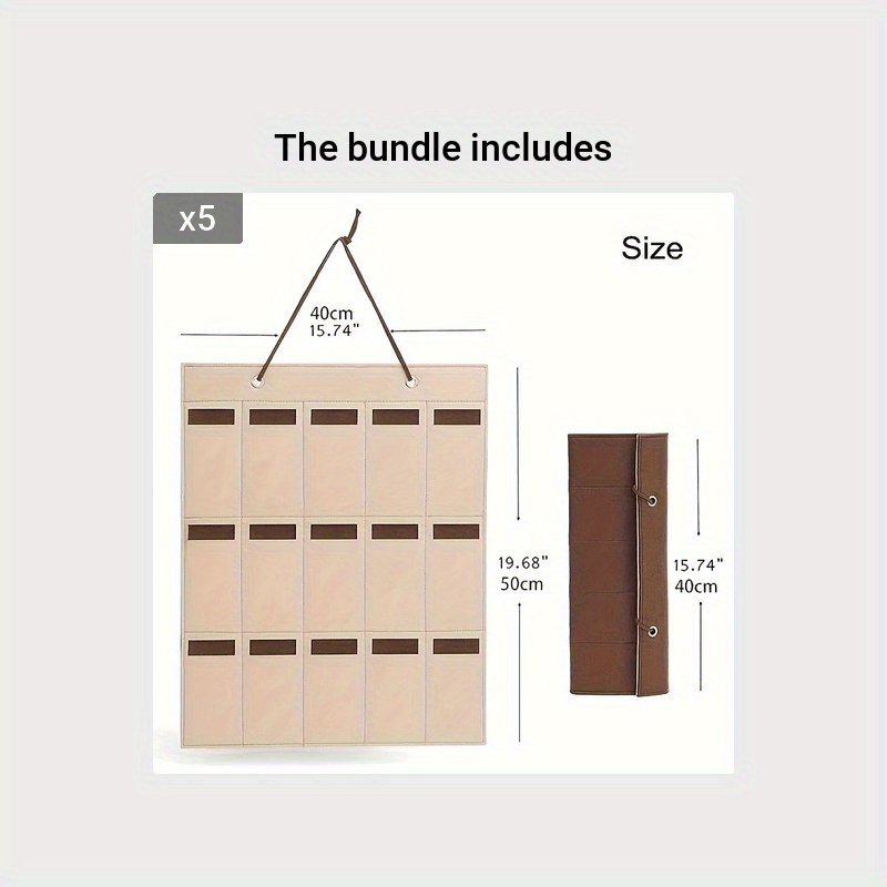 Foldable Sunglasses Storage Bag Wall Mounted Storage Box