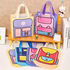 4pcs Dopamine Series Handbag Storage Bag Gift Packaging Bag