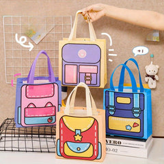 4pcs Dopamine Series Handbag Storage Bag Gift Packaging Bag