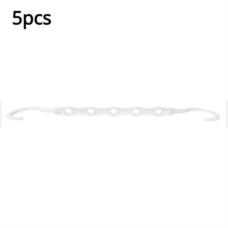 5pcs Magic Hanger Space-saving Storage Clothes Hanger Foldable Rotating Plastic