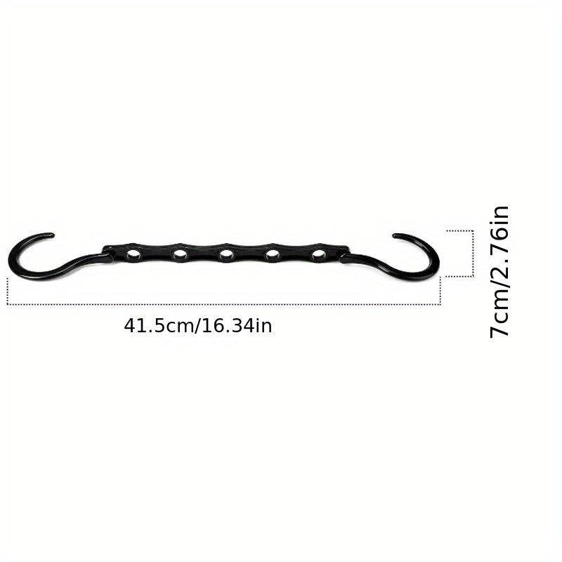 5pcs Magic Hanger Space-saving Storage Clothes Hanger Foldable Rotating Plastic
