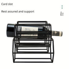 Countertop Wire Wine Shelf Rack Storage Holder