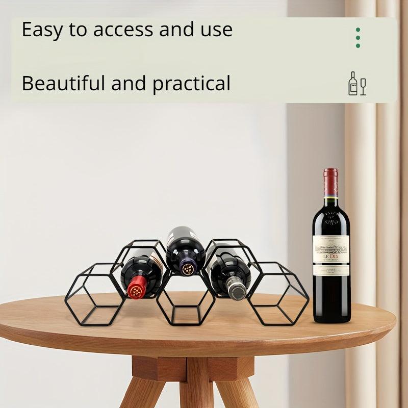 Countertop Wire Wine Shelf Rack Storage Holder