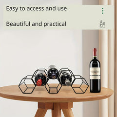 Countertop Wire Wine Shelf Rack Storage Holder