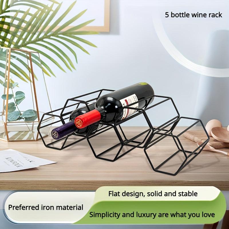 Countertop Wire Wine Shelf Rack Storage Holder