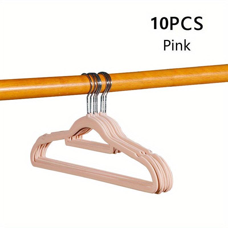 Flocking Non-Slip Hangers for Clothes Storage