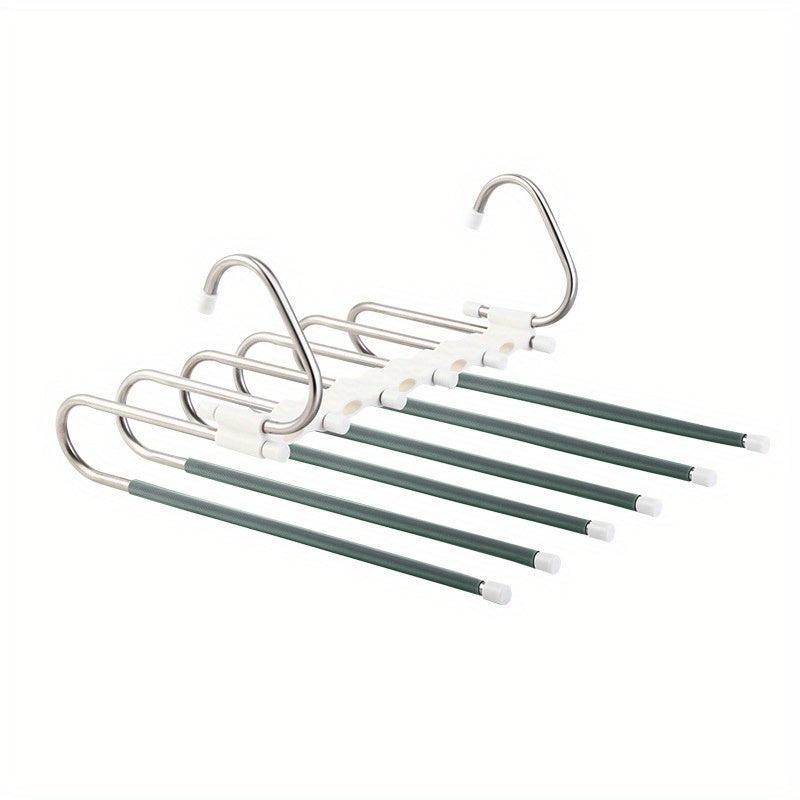 1pc Commercial Shops Wardrobe Folding Pull out Trouser Rack