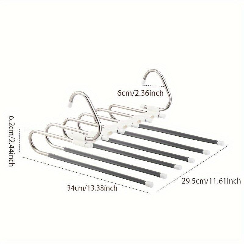 1pc Commercial Shops Wardrobe Folding Pull out Trouser Rack