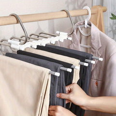 1pc Commercial Shops Wardrobe Folding Pull out Trouser Rack