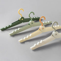 4pcs Folding Clothes Rack Travel Drying Portable Multifunctional Clothes Rack