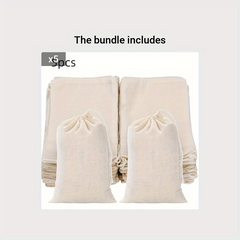 5pcs String Bag Gift Bag Drawstring Pouch Pocket For Gift Packaging 10 4 6inch