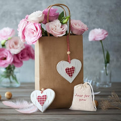5pcs String Bag Gift Bag Drawstring Pouch Pocket For Gift Packaging 10 4 6inch