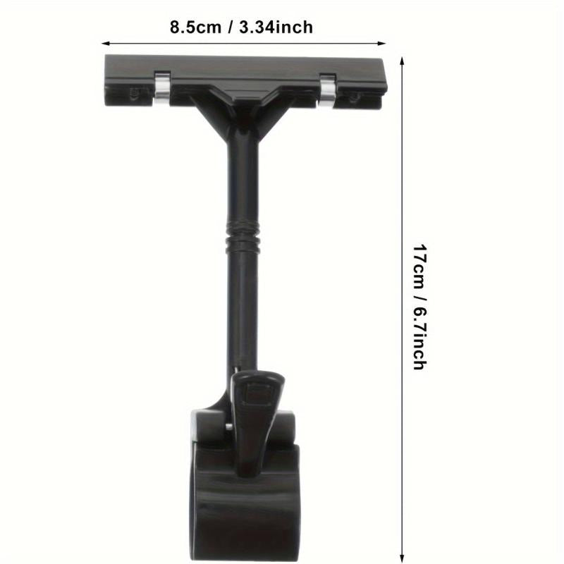 50pcs Rotatable Pop Clip Sign Holder Stand Display Holders Tag Clip
