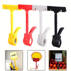 50pcs Rotatable Pop Clip Sign Holder Stand Display Holders Tag Clip