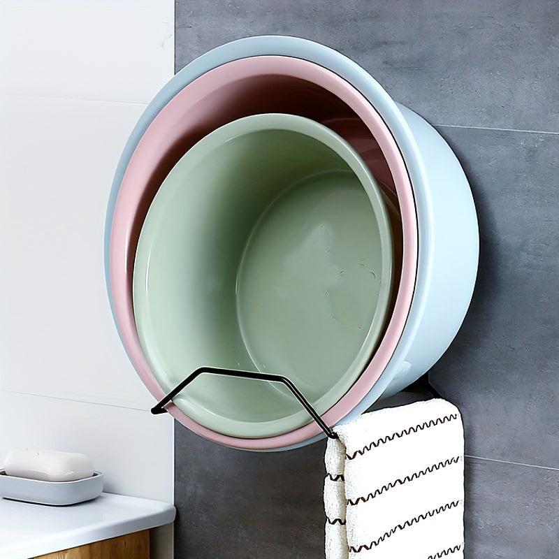 Iron Basin Rack Wall Mounted Bathroom Hooks Storage Racks