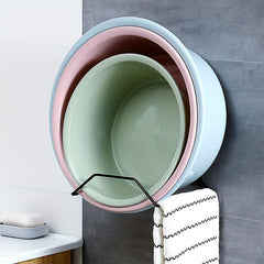 Iron Basin Rack Wall Mounted Bathroom Hooks Storage Racks
