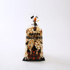 50pcs Halloween Pumpkin Spider Ghost Candy Biscuit Gift Bag