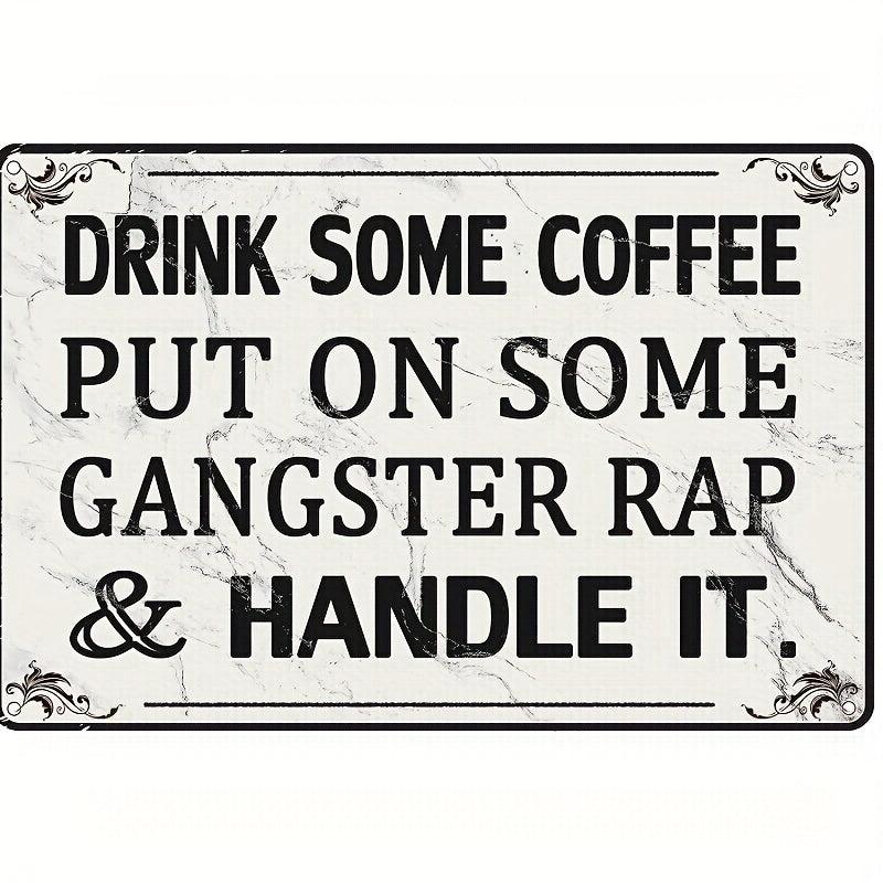 Metal Tin Sign Retro Wall Decor Tin Signs For Home Bar Coffee Bathroom Sign