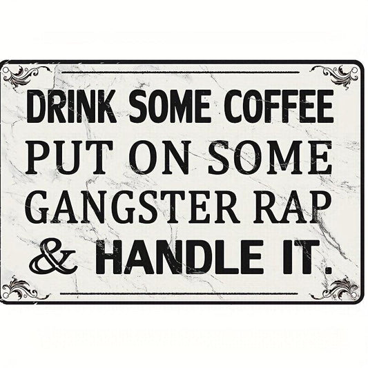 Metal Tin Sign Retro Wall Decor Tin Signs For Home Bar Coffee Bathroom Sign
