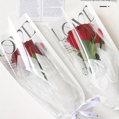20pcs Single Flower Packaging Bag Small Business Supplies