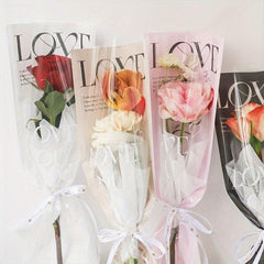 20pcs Single Flower Packaging Bag Small Business Supplies