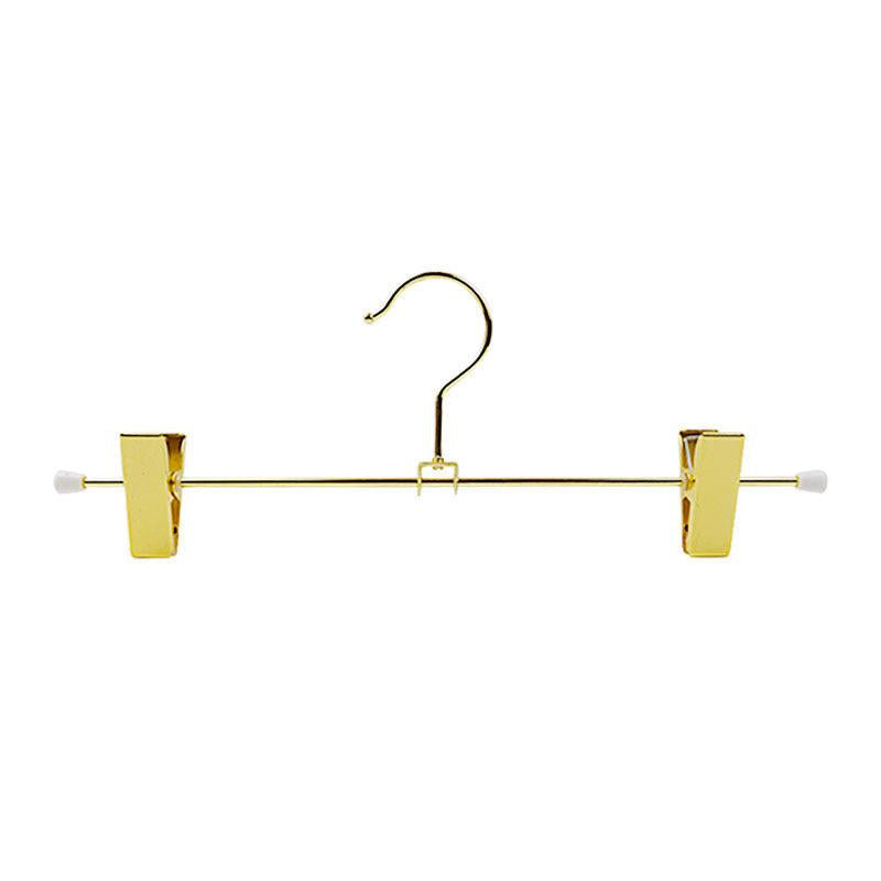 Metal Coat Hanger for Women's Underwear, Rust-proof Copper Nails, Golden Clip
