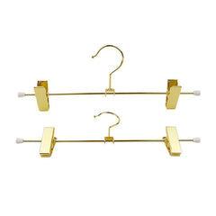 Metal Coat Hanger for Women's Underwear, Rust-proof Copper Nails, Golden Clip