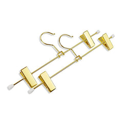 Metal Coat Hanger for Women's Underwear, Rust-proof Copper Nails, Golden Clip