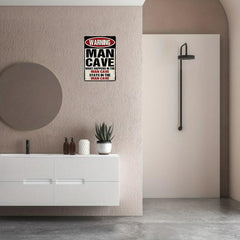 Man Cave Decor Accessories Kitchen Garage Bathroom Home Bar Wall Outhouse Tape