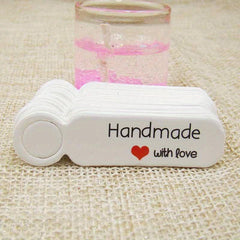 100pcs Vintage Reminder Small Label for Baking DIY Jewelry Bookmarks Gift Cards