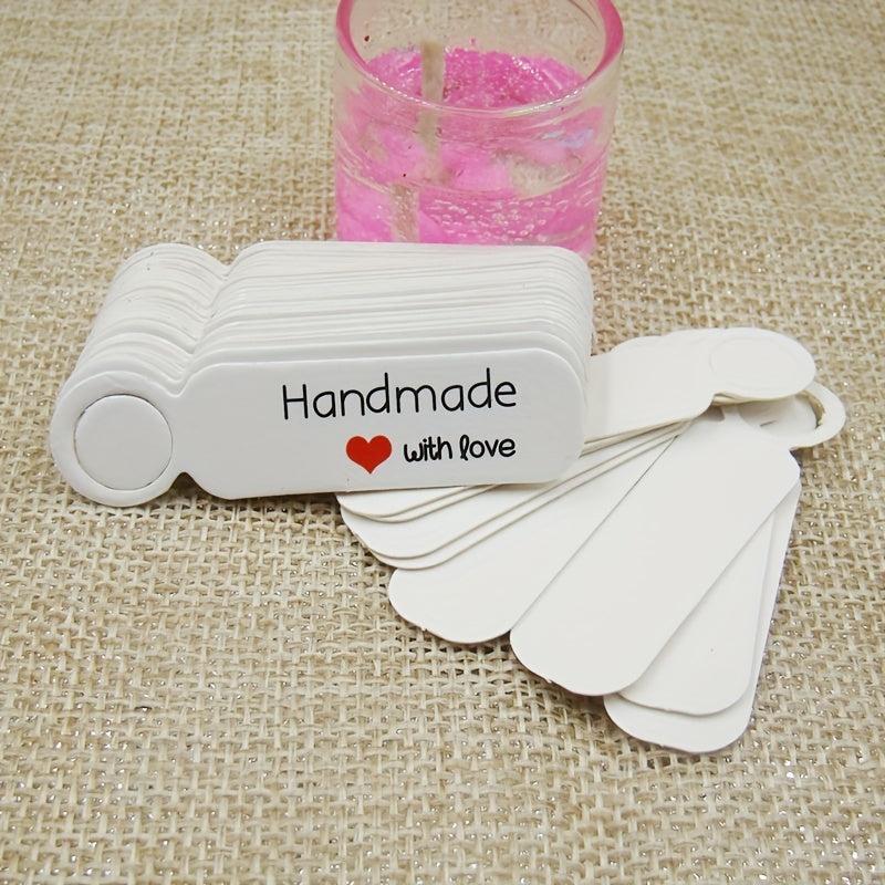 100pcs Vintage Reminder Small Label for Baking DIY Jewelry Bookmarks Gift Cards