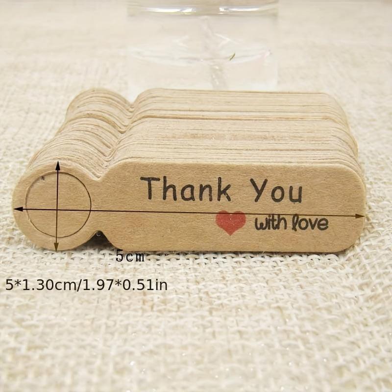 100pcs Vintage Reminder Small Label for Baking DIY Jewelry Bookmarks Gift Cards