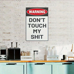 Christmas Do Not Touch Sign Man Cave Garage Workshop Decor