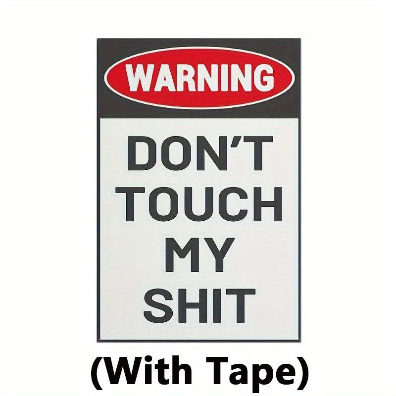 Christmas Do Not Touch Sign Man Cave Garage Workshop Decor