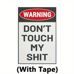 Christmas Do Not Touch Sign Man Cave Garage Workshop Decor