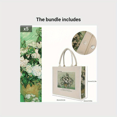 Large Canvas Bag for Commuting and Shopping