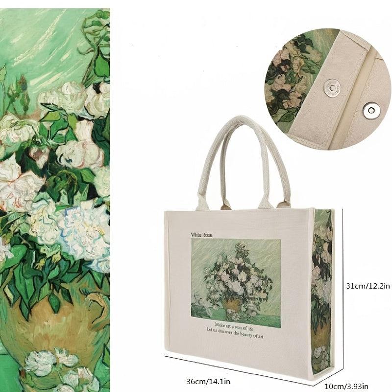 Large Canvas Bag for Commuting and Shopping
