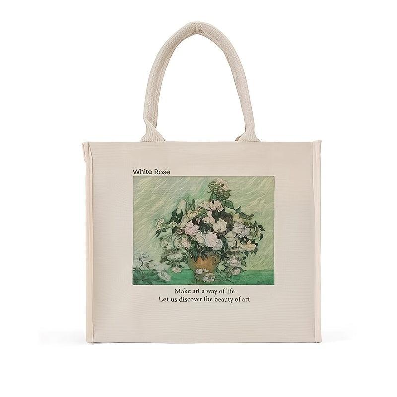 Large Canvas Bag for Commuting and Shopping