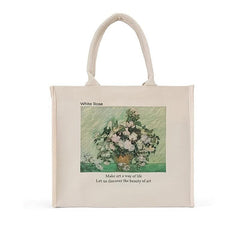 Large Canvas Bag for Commuting and Shopping