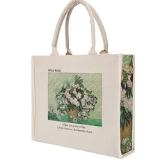 Large Canvas Bag for Commuting and Shopping