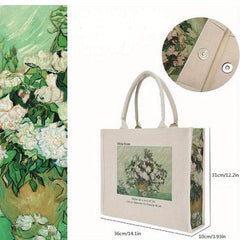Large Canvas Bag for Commuting and Shopping