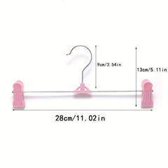 Telescopic Stainless Steel Pants Hanger with Non-Slip Clips