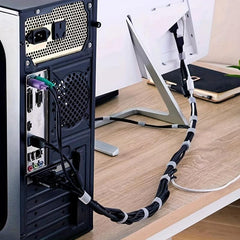 118in Reusable Cable Ties Fastening Tape for Data Cable Storage