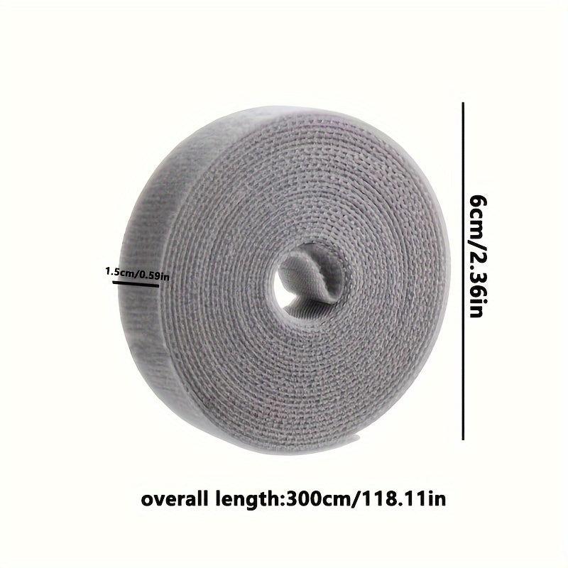 118in Reusable Cable Ties Fastening Tape for Data Cable Storage