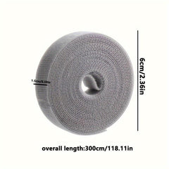 118in Reusable Cable Ties Fastening Tape for Data Cable Storage