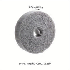 118in Reusable Cable Ties Fastening Tape for Data Cable Storage
